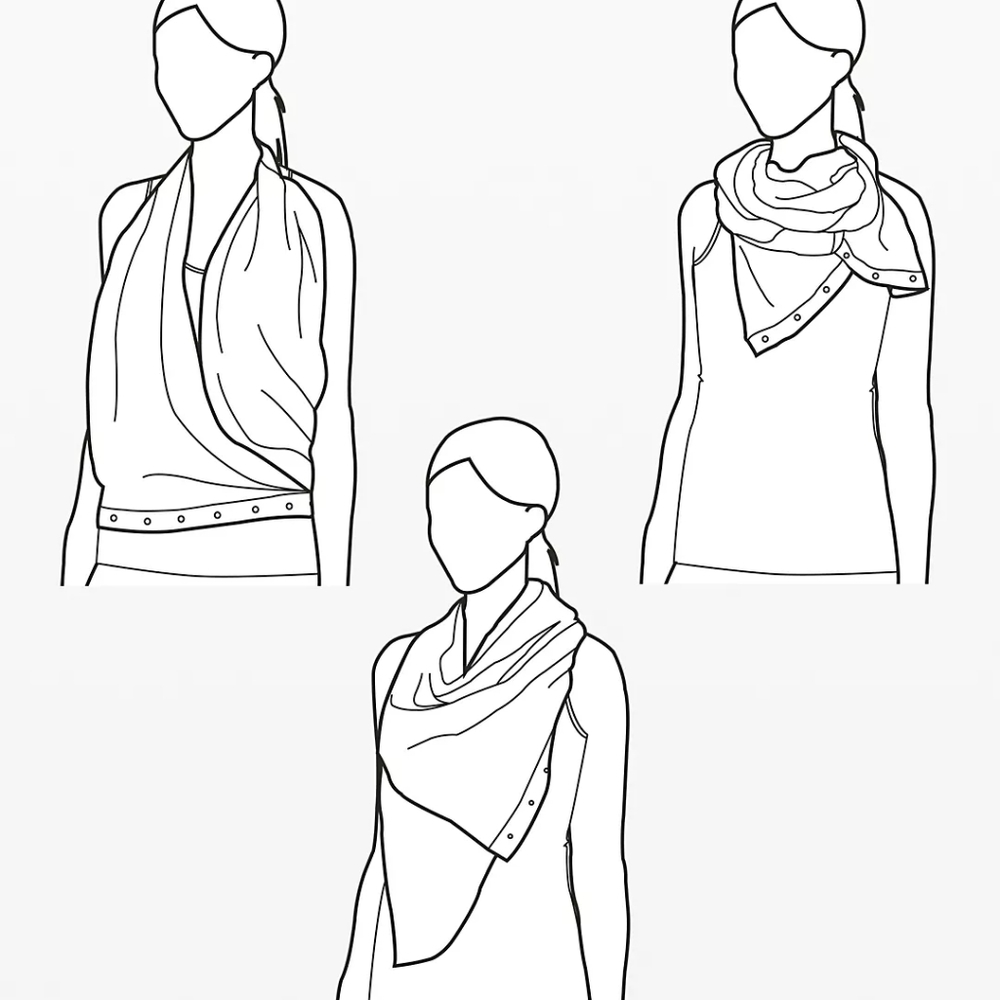 Lululemon Vinyasa Scarf - many ways to style - Picture 3 of 5